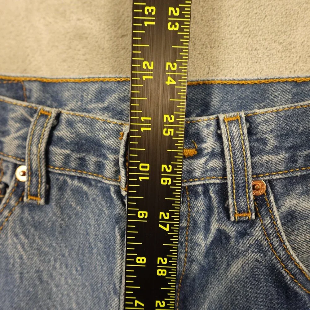 Levi's jeans 501 Original Fit straight men's 33x32 stonewash blue‎ denim red tab